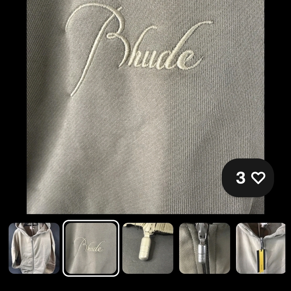 Rhude Sundry Elephant Zip-Up Jacket